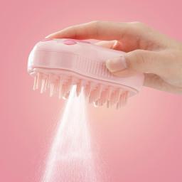 Steam Massage Comb com spray elétrico de água, Soft Silicone Pet Grooming Brush para remover cabelos emaranhados e soltos, gato e cachorro - Image 3