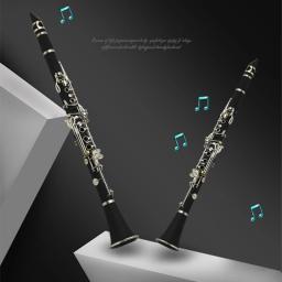 Clarinete Tenor em Bb com Caixa, 17 Chaves, Baquelite, Profissional, Instrumento de sopro, Palhetas Instrumento musical - Image 4