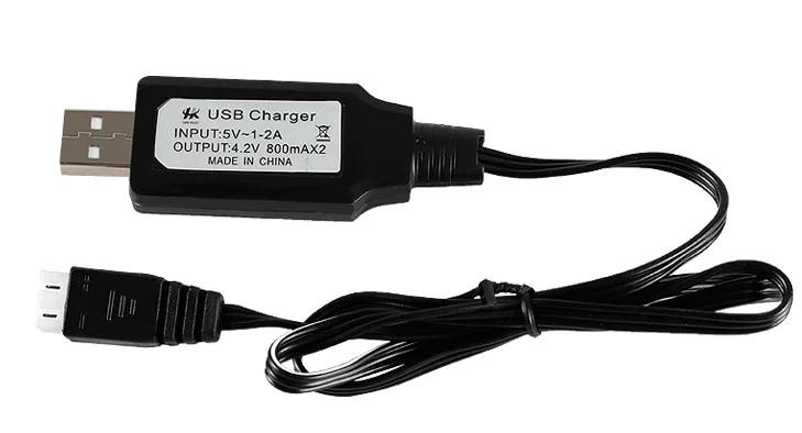 Bateria Li-po para armas elétricas de água, USB, Splatter automático, rifle de bola, Paintball, pistola Airsoft, 2S, 7.4V, 1400mAh - Image 1
