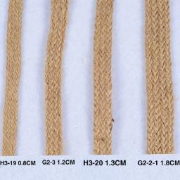 Cabos de cânhamo lisos trançados 10m, fita de serapilheira 8mm 12mm 18mm, corda de juta natural, fecho, decoração de casamento diy, fitas artesanais - Image 4