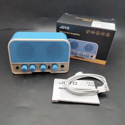 Mini amplificadores de guitarra 5w, compatível com bluetooth, volume ajustável, bateria embutida, recarregável, azul/rosa, joyo JA-02 II - Image 5