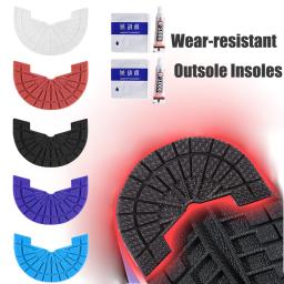 Protetor de sapatos para homens mulheres tênis sola de borracha sola protetores de salto antiderrapante autoadesivo kit de reparação de sapatos - Image 1