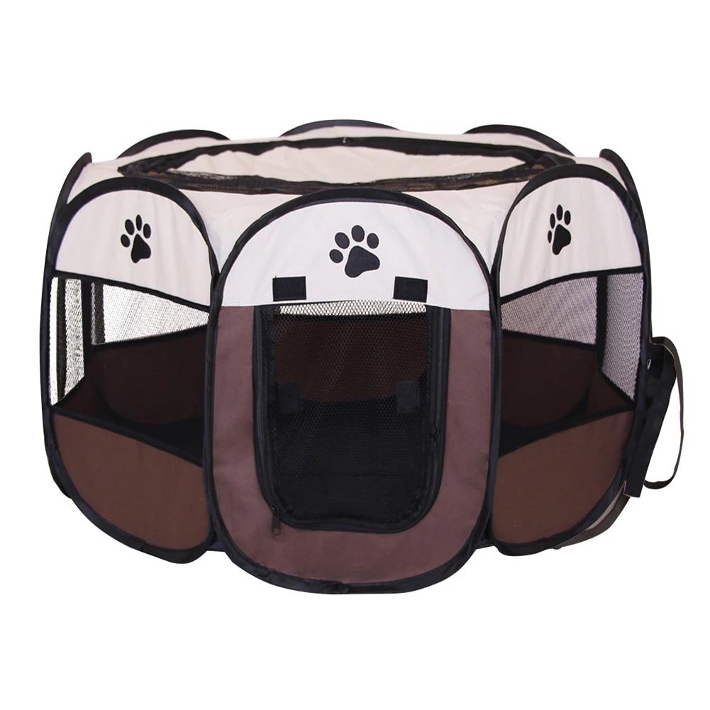 Dobrável impermeável Pet Playpen, Dog Tent, Canil removível Pen, Abajur para gato, Cama de piquenique para cachorro - Image 1
