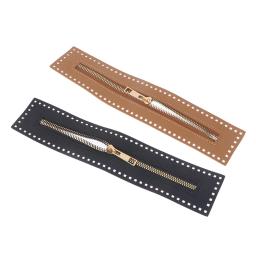 Zíper De Couro De Costura Substituível, DIY, Útil, para Saco De Crochê, Hardware, Zíper Sólido, Acessórios De Costura - Image 2
