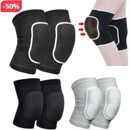 Joelheiras antiderrapantes para homens e mulheres, joelheira esportiva, suporte de joelho, equipamento de fitness, basquete, protetor de cinta, inverno, 2pcs set - Image 1