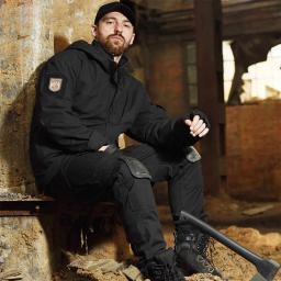 Jaqueta tática de caça camuflagem masculina, blusão impermeável, casaco com capuz quente, roupas de caminhada, inverno - Image 3