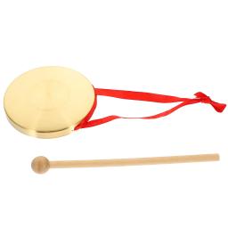 Gongos artesanais de bronze para igreja, instrumentos de percussão, martelo redondo do jogo, chinês, cobre criativo, 10cm - Image 5