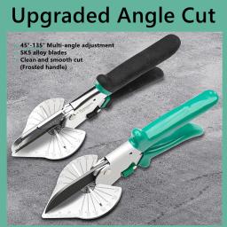 Tesoura de ângulo ajustável (45-135 ° ) - Cortar painéis, tubos e canais de cabo - Image 1