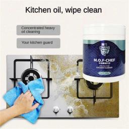 Limpador De Óleo De Poluição Pesada Concentrado, Forte, Limpeza, Pó De Bolha, Cozinha, Máquina De Fumar, Doméstico - Image 4