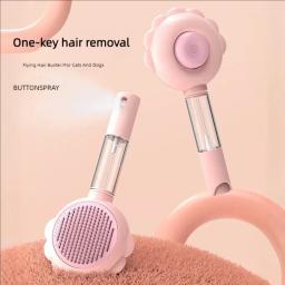 Pet Spray Massage Grooming Comb, removedor de pêlos de gato, gatos e cães para evitar voar - Image 1