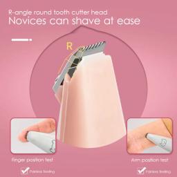 Electric Hair Clippers com Tesoura para Animais de Estimação, Cão e Gato Cortador de Cabelo, Ouvido e Olhos, Aparador De Pata, Carregamento USB, Grooming Suprimentos, Dropship - Image 4