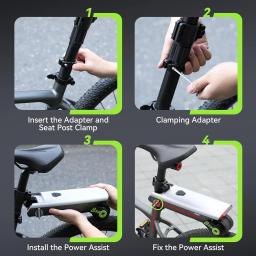 Máquina integrada de reforço elétrico modificado para bicicleta, kit de modificação de mountain bike, acessórios 18v, ferramenta elétrica pura - Image 3