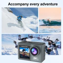 Atualizado subaquática WiFi Ação Camera, Ultra HD, 2 "Touch Screen, 30 M Câmera subaquática, 900mAh Polymer Lithium Battery, 30FPS, 30 MP, 30 MP, 30FPS - Image 6