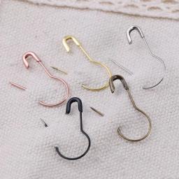 Alfinetes de segurança em forma de broche em forma de pêra, clipes de metal para tricô, tag, hangtag, artesanato, diy, 100pcs - Image 4