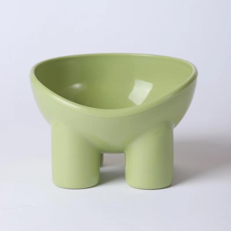 Tigela de gato duplo antiderrapante com suporte de inclinação, alimentador de animais de estimação, água alimentar, tigelas para cães - Image 1