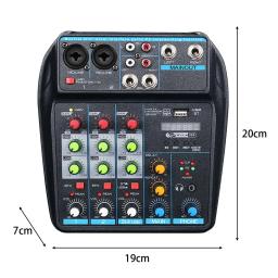 Mixer De Áudio Digital Para Gravação De Música, Desempenho De Banda, 4 Canais - Image 6