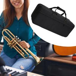 Estojo de Trompete para Instrumento Musical Prático Caixa De Armazenamento Bolsa para Prática Diária Conjuntos e Músicos - Image 2