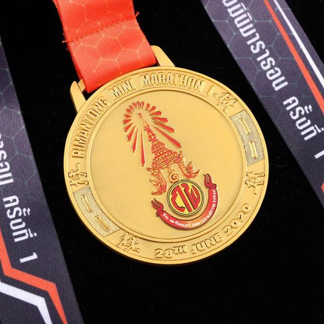 Medalha Comemorativa Personalizada em Liga de Zinco para Eventos Esportivos - Fabricante Atacado