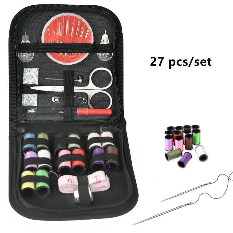 Kits de costura diy multi-função caixa de costura conjunto para a mão estofando costura bordado linha costura acessórios kits de costura - Image 1