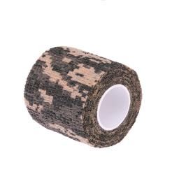 Fita de camuflagem auto-adesiva para caça, bandagem cega, não-tecidos, impermeável, protetora, ao ar livre, envoltórios, 1-5pcs - Image 5