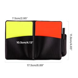 Conjunto cartões aviso ejeção futebol, conjunto cartões árbitro esportivo, conjunto cartão amarelo para - Image 6