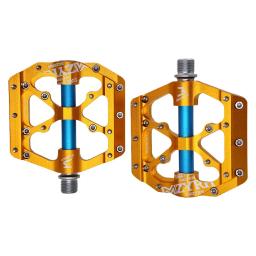 Pedais de bicicleta de 3 rolamentos ultraleve antiderrapante CNC BMX MTB Pedal de bicicleta de estrada Ciclismo Rolamento selado Pedais de bicicleta - Image 6