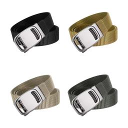 Cinto de nylon resistente ao estiramento masculino, cinto de trabalho confortável para caminhadas, camping, alpinismo ao ar livre, caça, liberação rápida - Image 1