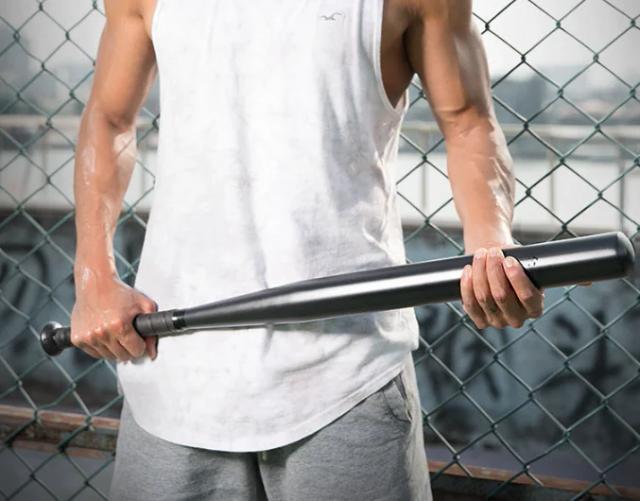 「 63cm 」 Baseball Bat Auto-defesa Ferro Veículo Montado Arma Household Stick Plus Hard