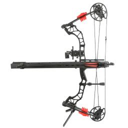 Poderoso composto recurvo arco, metal catapulta tiro, 6 contínua fogo seta para a caça ao ar livre - Image 1