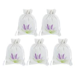 Embalagem do carro Sachet Bag, pequeno cordão presente, lavanda Embalagem, lona Satchel, Perfume Titulares, 5 Pcs - Image 1