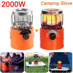 Portátil Camping Fogão, Fogão De Aquecimento, Aquecedores De Barraca, Alta Eficiência, Caça De Gelo, Pesca, Caminhadas, 2000W - Image 6