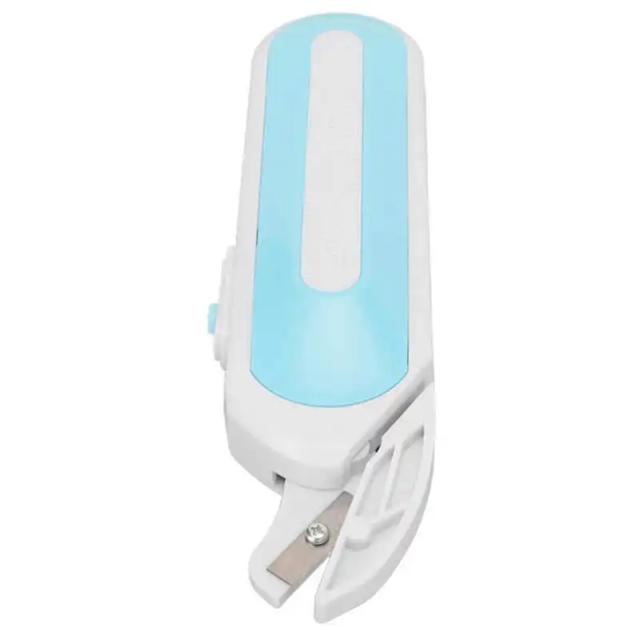 Tesoura elétrica sem fio leve e ergonômica para corte de papelão e artesanato com bateria integrada