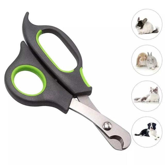Cortadores de Unhas em Aço Inoxidável para Pets - Aparador de Garras para Cães e Gatos, Ideal para Pequenos Animais