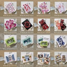 Novo design artesanato estêncil de metal molde de corte dia dos namorados coleção scrapbook corte álbum cartão de papel artesanato gravação - Image 1