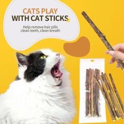 Pure Natural Catnip Pet Creme Dental Brinquedo, Cat Snacks Sticks, segurança ramo molar, limpeza dos dentes, auto-cura, suprimentos quentes - Image 2