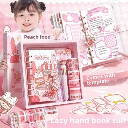 Cute Cartoon Sticker Set para Journaling e Scrapbooking, caixa de presente das mulheres, gama completa, suprimentos para mão Buisness - Image 1