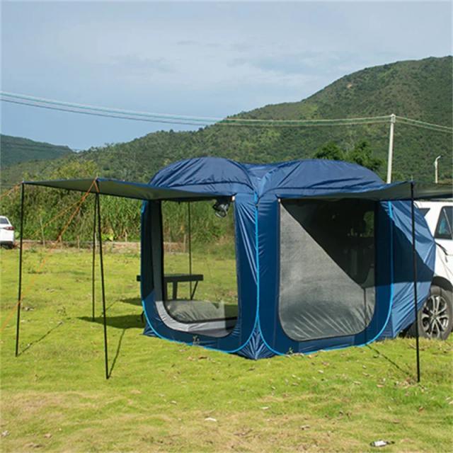 Barraca Traseira Impermeável e à Prova de Vento para Carro - Toldo Pop-Up Ideal para Acampamento, Caminhadas e Passeios ao Ar Livre