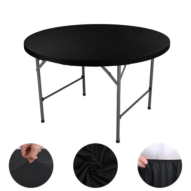 Cobertura Elástica para Mesa: Toalha Simples e Versátil para Eventos, Casamentos e Piqueniques