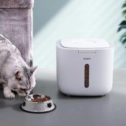 Recipiente De Armazenamento De Alimentos Para Animais De Estimação, Caixa De Comida De Gato Seco, selo à prova de umidade, hermético com copo de medição - Image 3
