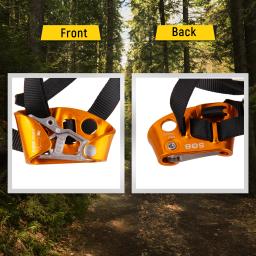 Equipamento de proteção para montanhismo profissional, equipamento de elevação de montanhismo para escalada direita ou esquerda por pé, acessórios de proteção ao ar livre - Image 4