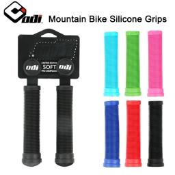 ODI-Silicone Mountain Bike Punhos do guiador, punho Shockproof macio, MTB Handle, Acessórios de bicicleta, Novo - Image 2