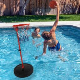 Aro de basquete com bolas para crianças e adultos, jogo de bilhar, 1 conjunto - Image 1