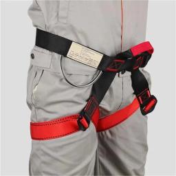Arnês de escalada ao ar livre, esportes profissionais, suporte de cintura, meio corpo, cinto de segurança, sobrevivência aérea, ferramentas de montanha - Image 3