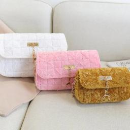 Pano de malha de plástico para fazer sacolas, Material de tecelagem, Chenille Branco Grid Sheet, Needlework, DIY Handcraft Acessórios, 1Pc - Image 6
