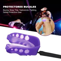 Proteger a boca mini boxe futebol bucal segurança fitness mouthguard para mma - Image 1