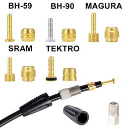 Agulha de óleo para bicicleta de montanha, cabeça de azeitona para shimano deore bh90 bh59 sram magura, mangueira de freio de óleo, inserção de conexão - Image 1