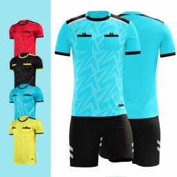 Uniformes Árbitro Profissional para Homens, Futebol, Camisas De Futebol, Shorts, Terno, Pocket Tracksuits, Roupas Tailândia, Juiz Sportswear - Image 1