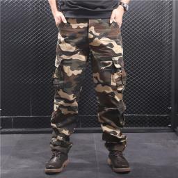 Calças de camuflagem para homens, calças de caminhada, calças esportivas ao ar livre, streetwear hip hop, calças táticas - Image 5