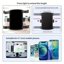 Suporte universal do telefone do painel do carro, Clip Mount, celular GPS, suporte para celular, suporte para carro para iPhone, Samsung, Xiaomi - Image 4