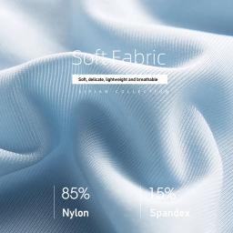 10 pçs/lote verão masculino boxers de seda gelo cuecas sem costura lingerie cuecas shorts ultra-fino respirável calcinha sexy - Image 4